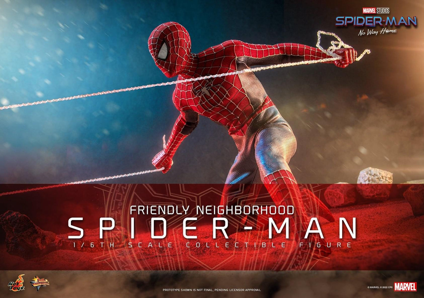 Preventa Figura Friendly Neighborhood Spider-Man - No Way Home marca Hot Toys MMS661 escala 1/6