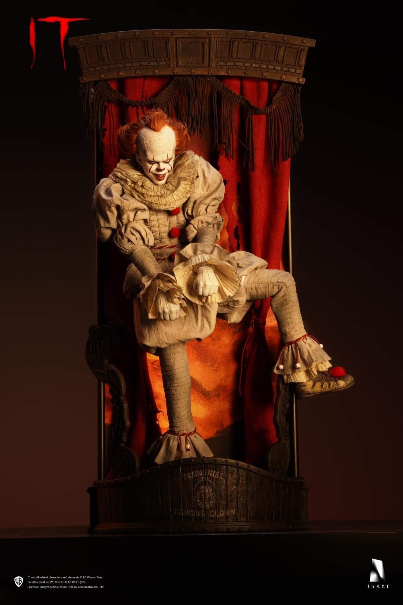 Preventa Figura PENNYWISE (IT) - Deluxe Edition marca INART Queen Studios escala 1/6