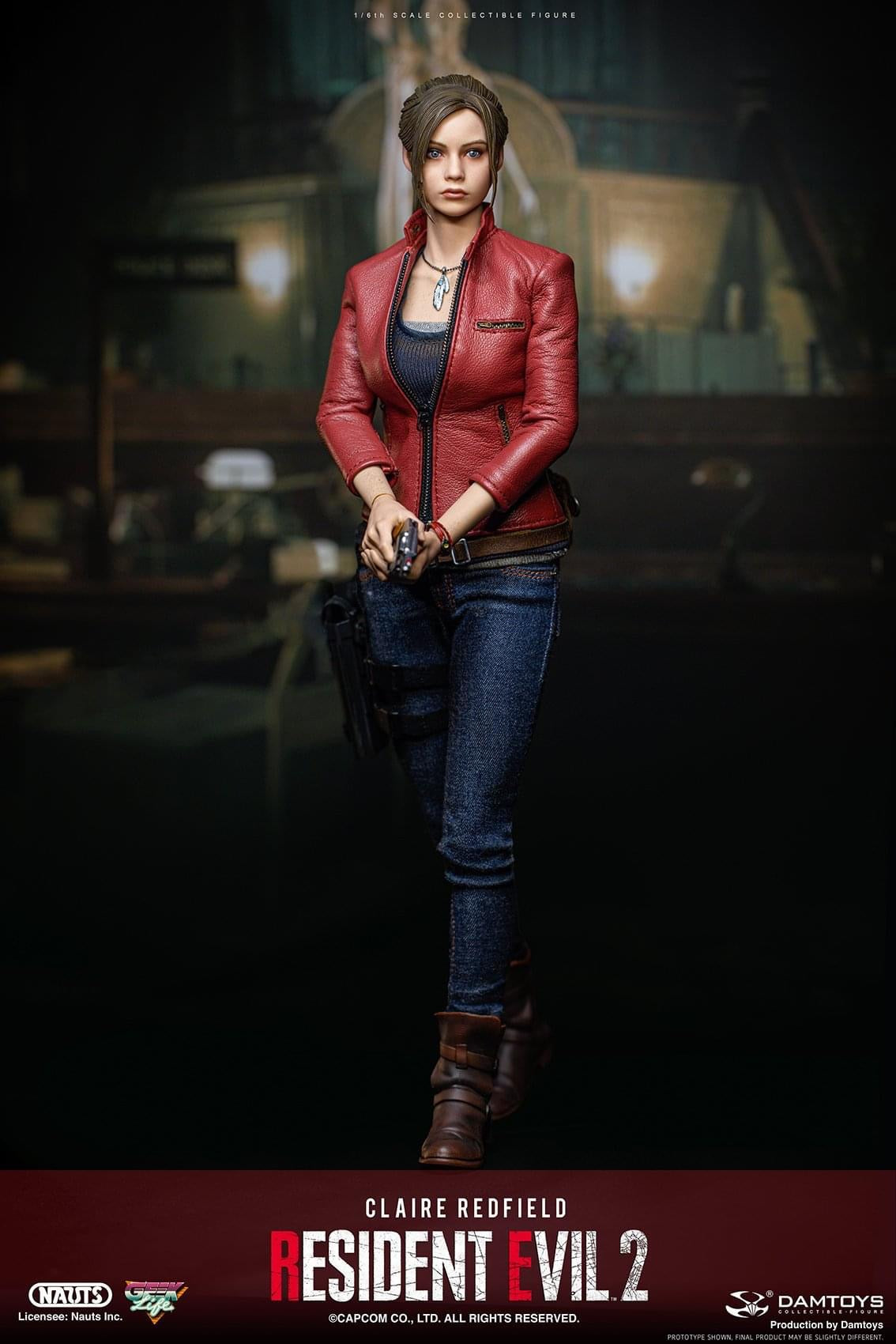 Segundo Pago Figura Claire Redfield - Resident Evil 2 marca Damtoys DMS031 escala 1/6