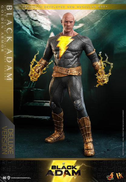 Preventa Figura Black Adam (Golden Armor) marca Hot Toys DX31 escala 1/6