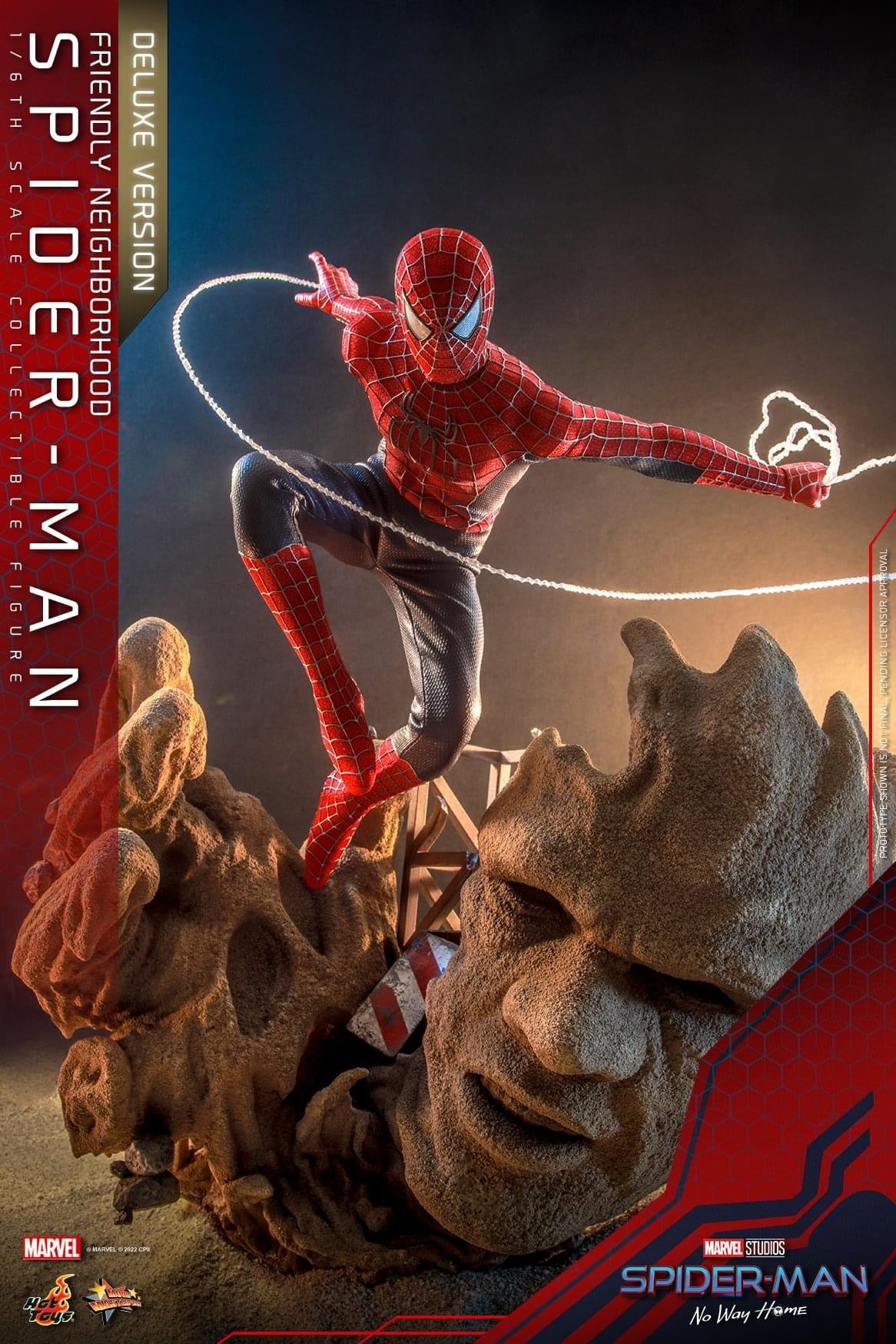 Preventa Figura Friendly Neighborhood Spider-Man (Deluxe version) - Spider-Man: No Way Home marca Hot Toys MMS662 escala 1/6