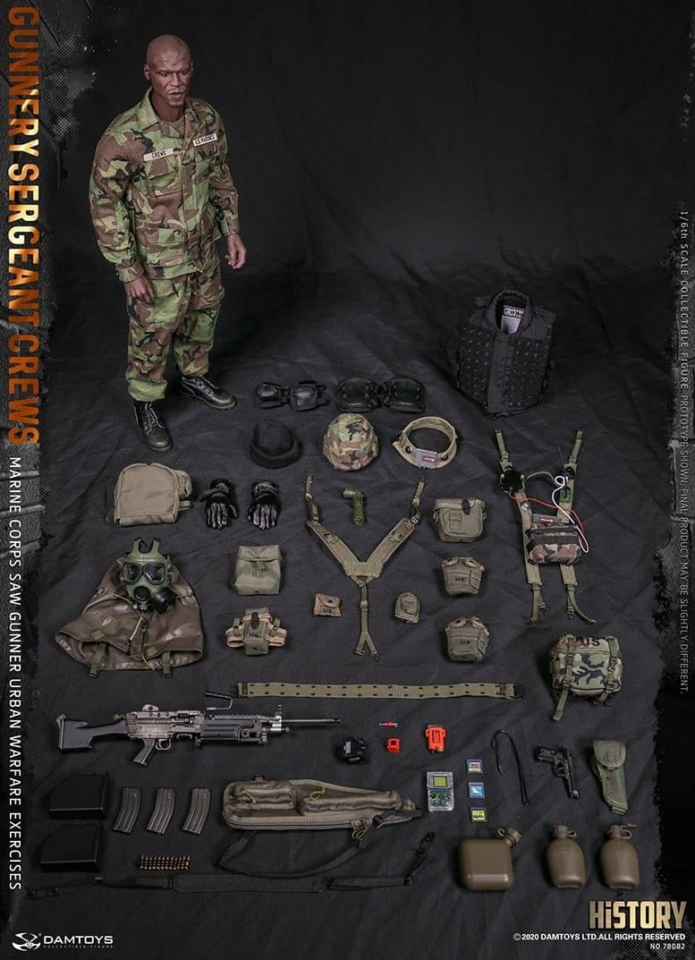 Pedido Figura Gunnery Sergeant Crews - USMC Urban Warfare marca Damtoys 78082 escala 1/6 (BACK ORDER)