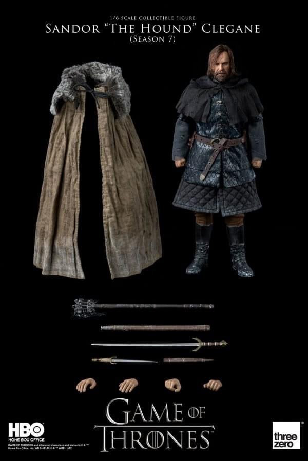 Pedido Figura Sandor “The Hound” Clegane - Game of Thrones Season 7 marca Threezero 3Z0302 escala 1/6