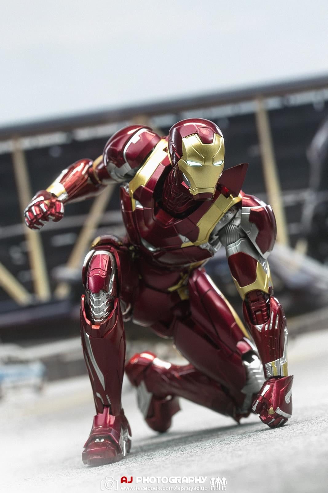 Pedido Figura DLX Iron Man Mark XLVI (46) - Avengers: Infinity Saga marca Threezero 3Z0256 escala pequeña 1/12