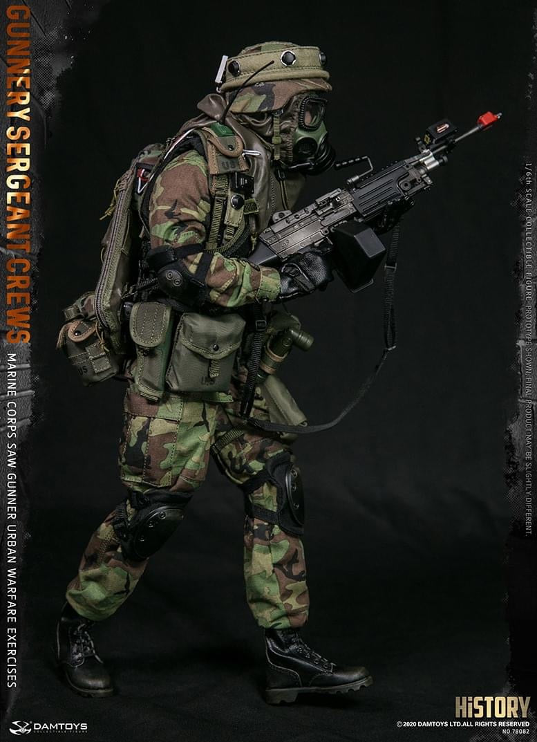 Pedido Figura Gunnery Sergeant Crews - USMC Urban Warfare marca Damtoys 78082 escala 1/6 (BACK ORDER)