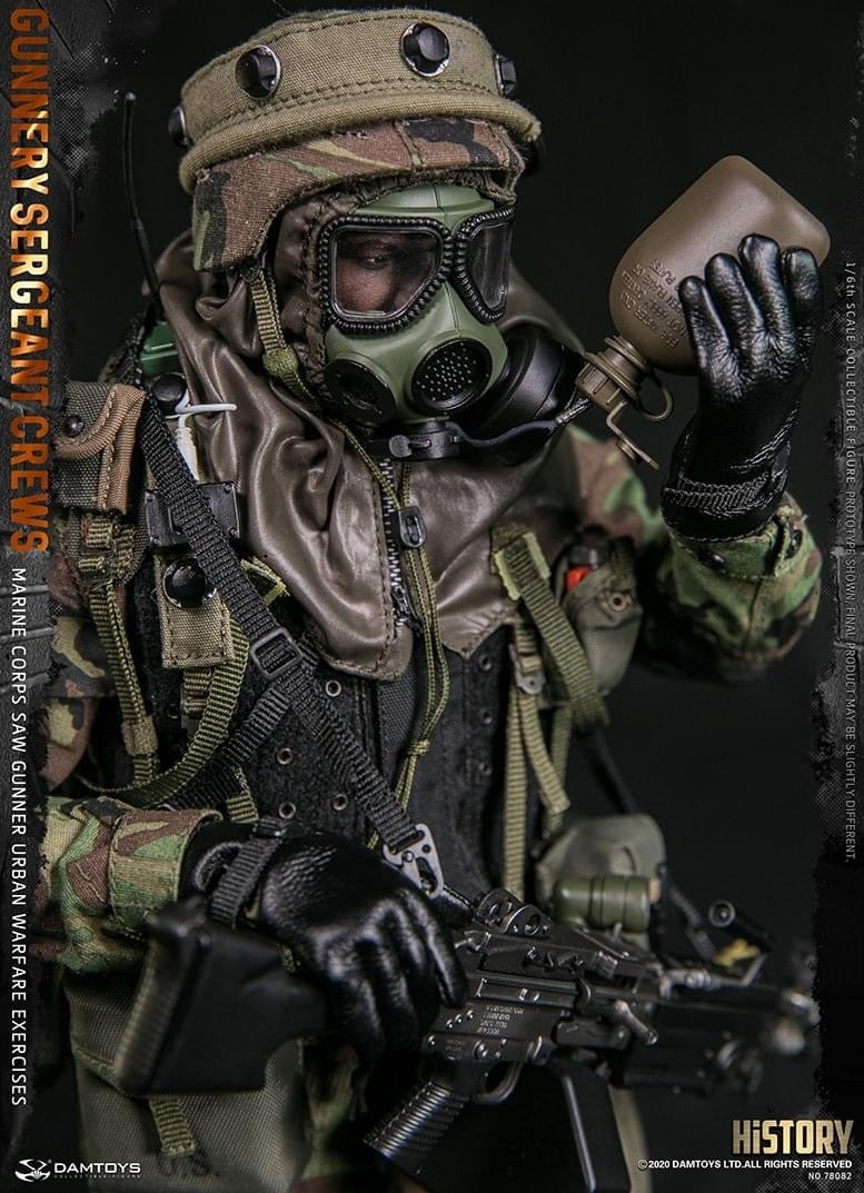 Pedido Figura Gunnery Sergeant Crews - USMC Urban Warfare marca Damtoys 78082 escala 1/6 (BACK ORDER)