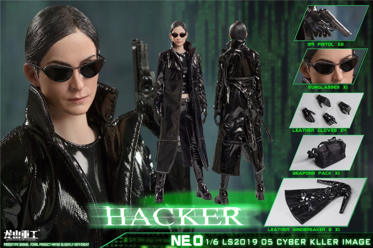 Pedido Figuras Cyber Killer Deluxe marca LongShanJinShu LS2019-05 y The One Hacker marca Redman RM046 escala 1/6