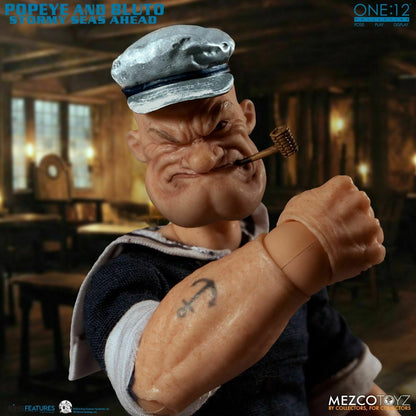 Pedido Figuras Popeye & Bluto - Deluxe Boxed Set: Stormy Seas Ahead marca Mezco escala pequeña 1/12