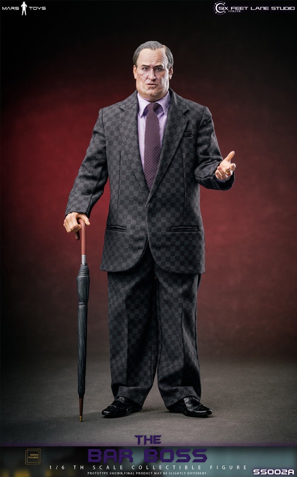 Pedido Figura The Bar Boss (Versión A - traje a cuadros) marca Mars Toys SS002A escala 1/6