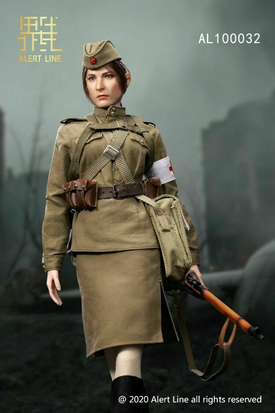 Pedido Figura WWII Rescue Team Soviet Soldier marca Alert Line AL100032 escala 1/6