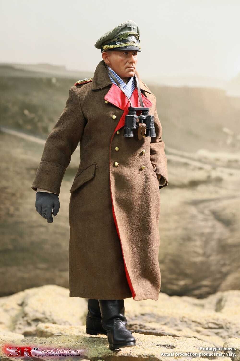 Pedido Figura DAK Afrika Desert Fox Erwin Rommel marca DID 3R GM651 escala 1/6