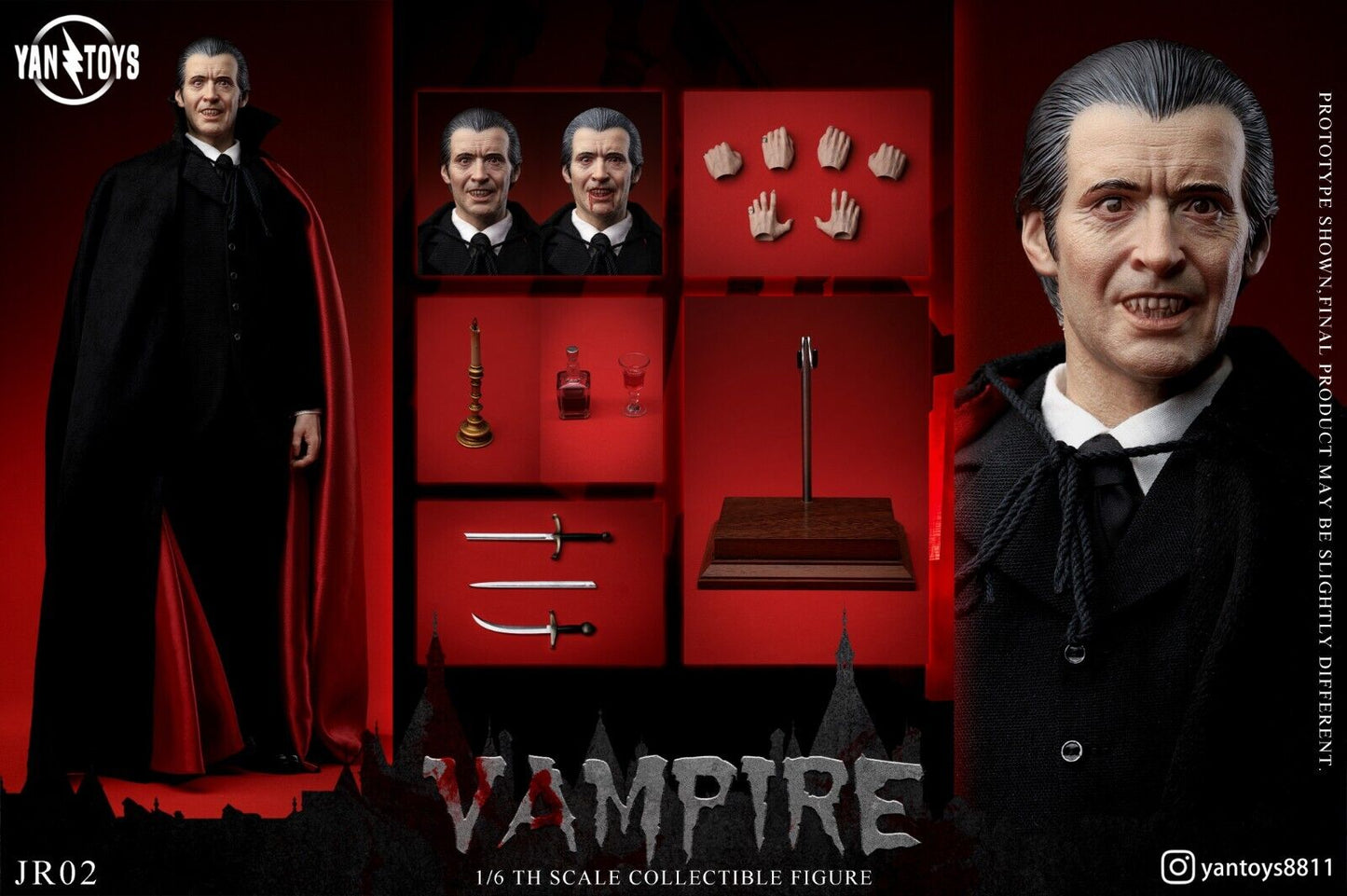 Preventa Figura Vampire marca Yantoys JR02 escala 1/6