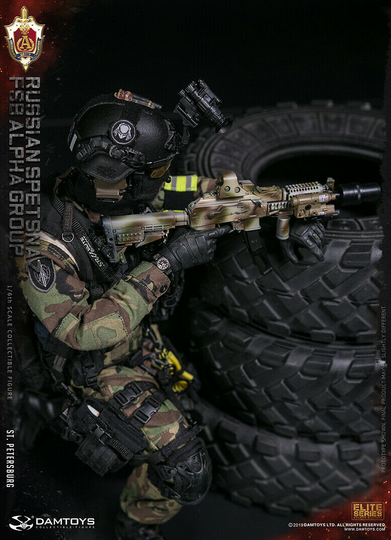 Pedido Figura Russian Spetsnaz FSB Alpha Group St. Petersburg Classic Version marca Damtoys 78071 escala 1/6