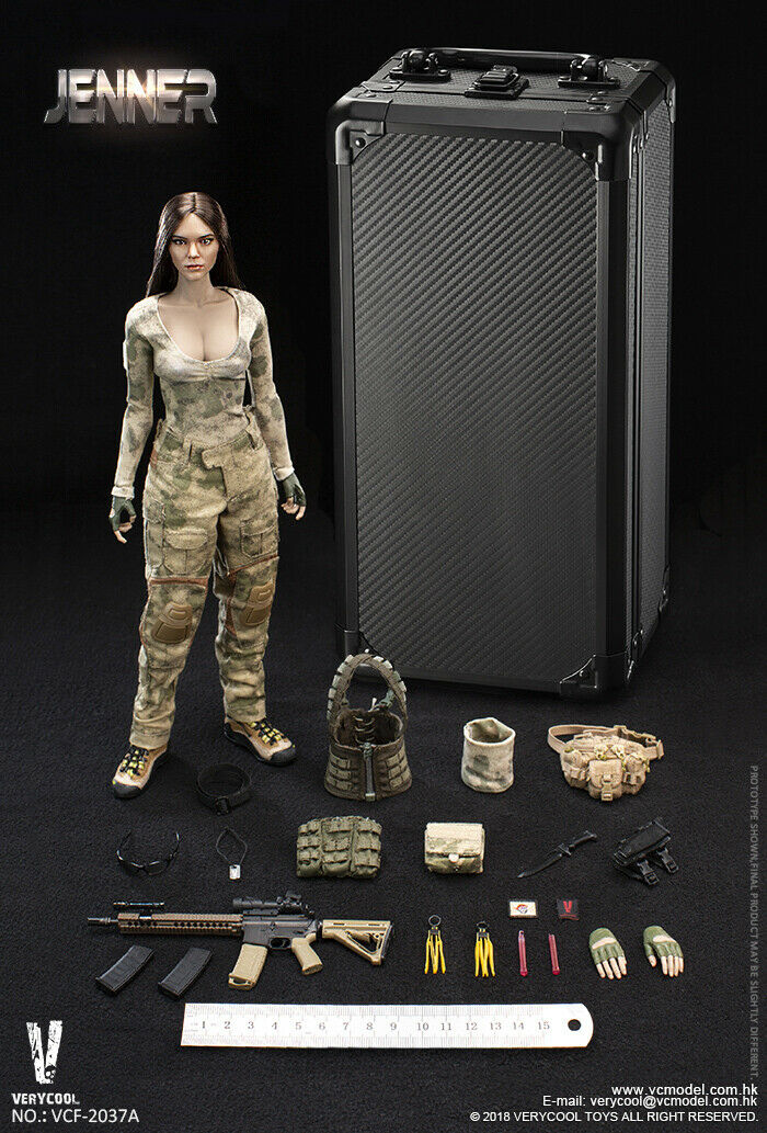 Pedido Figura A-TACS FG Soldier Woman Jenner marca Verycool VCF-2037A escala 1/6