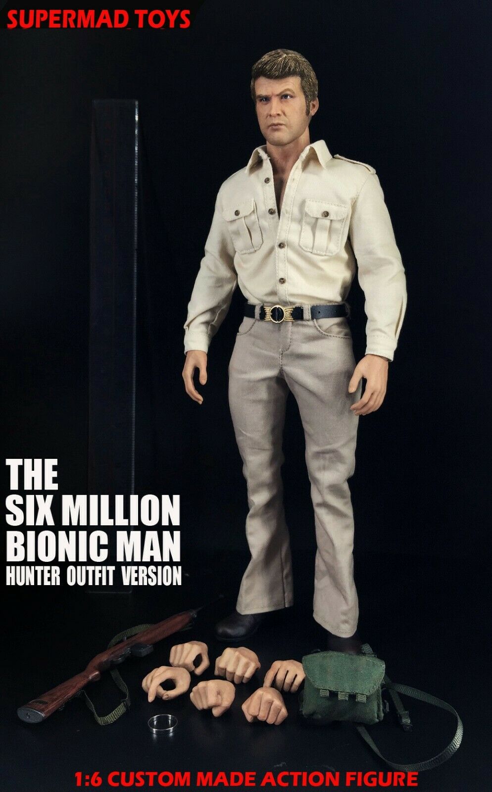 Pedido Figura Six Million Bionic Man (Hunter Outfit Version) marca Supermad Toys escala 1/6