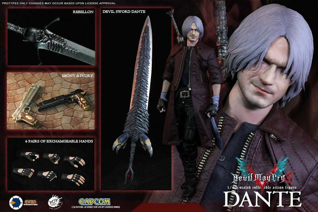 Pedido Figura Dante DMC V (Versión Standard) marca Asmus Toys escala 1/6