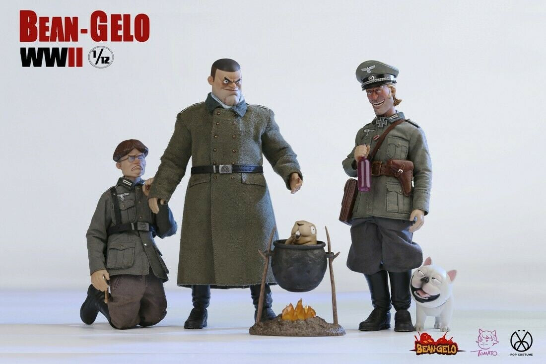 Pedido Figuras Bean Gelo WWII (BGS004 Brand, BGS005 Kahn, BGS006 Hans) marca Poptoys escala pequeña 1/12