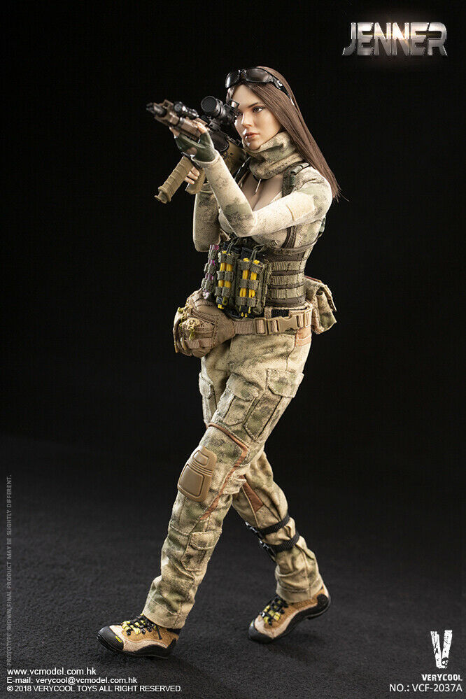 Pedido Figura A-TACS FG Soldier Woman Jenner marca Verycool VCF-2037A escala 1/6