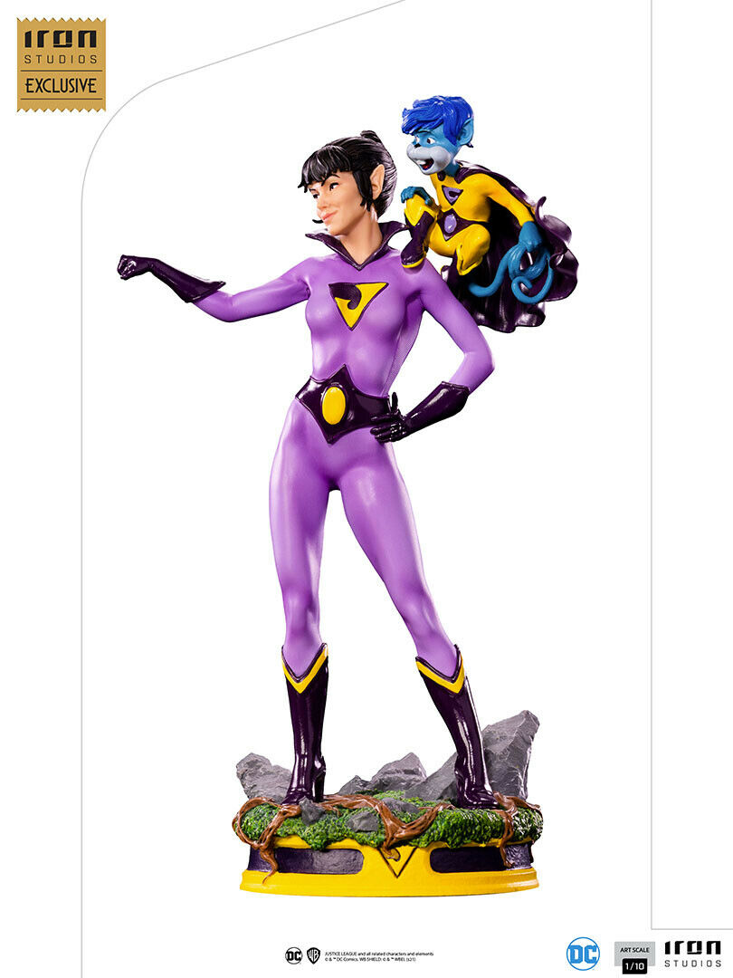 Pedido Estatuas Wonder Twins Zan & Jayna - CCXP Exclusivas marca Iron Studios escala de arte 1/10