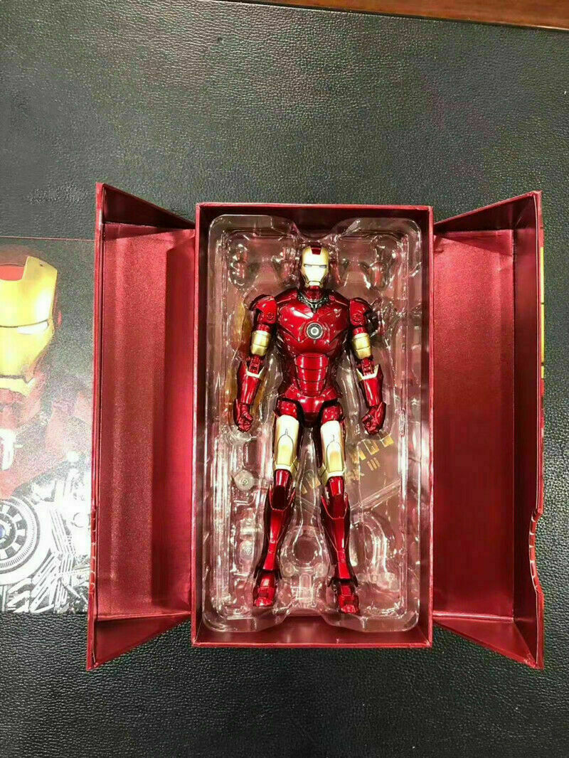 Pedido Figura Iron Man Mark III (versión LED) marca ZD Toys escala pequeña 1/10 (18 cm)