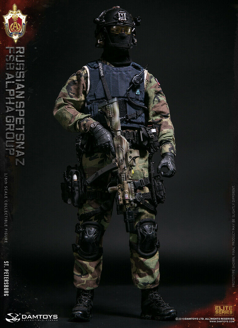 Pedido Figura Russian Spetsnaz FSB Alpha Group St. Petersburg Classic Version marca Damtoys 78071 escala 1/6