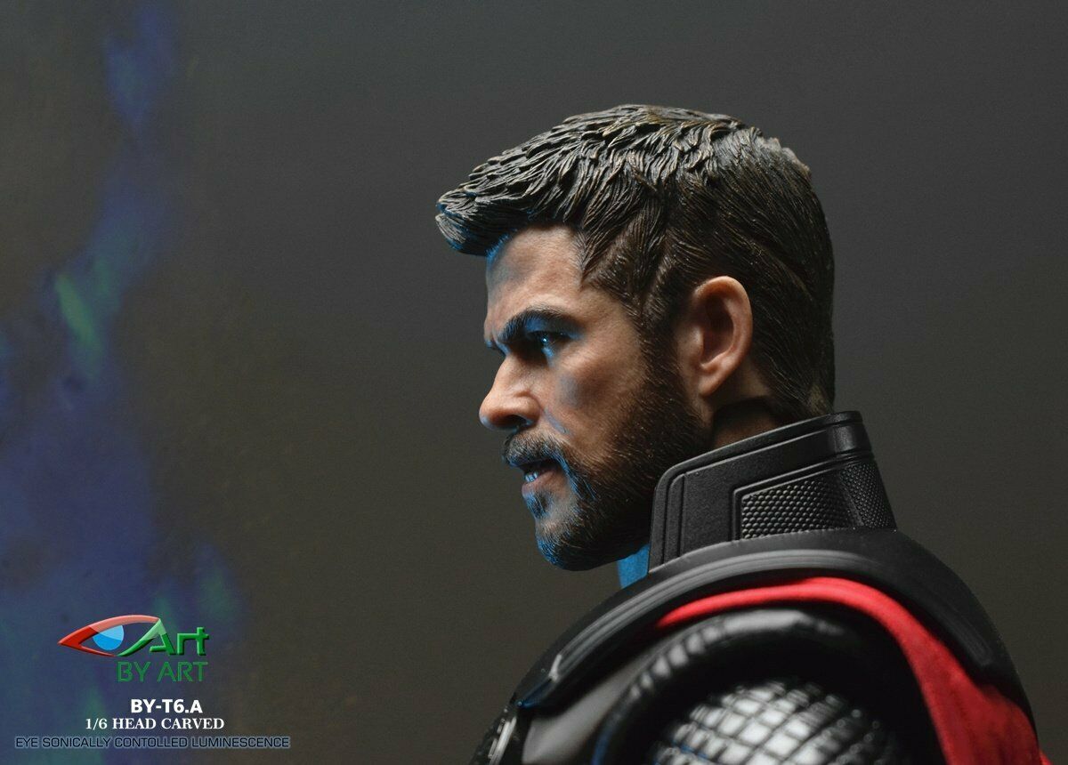 Pedido Cabeza Male Thunder con LED (2 versiones) marca Art-By T6 escala 1/6