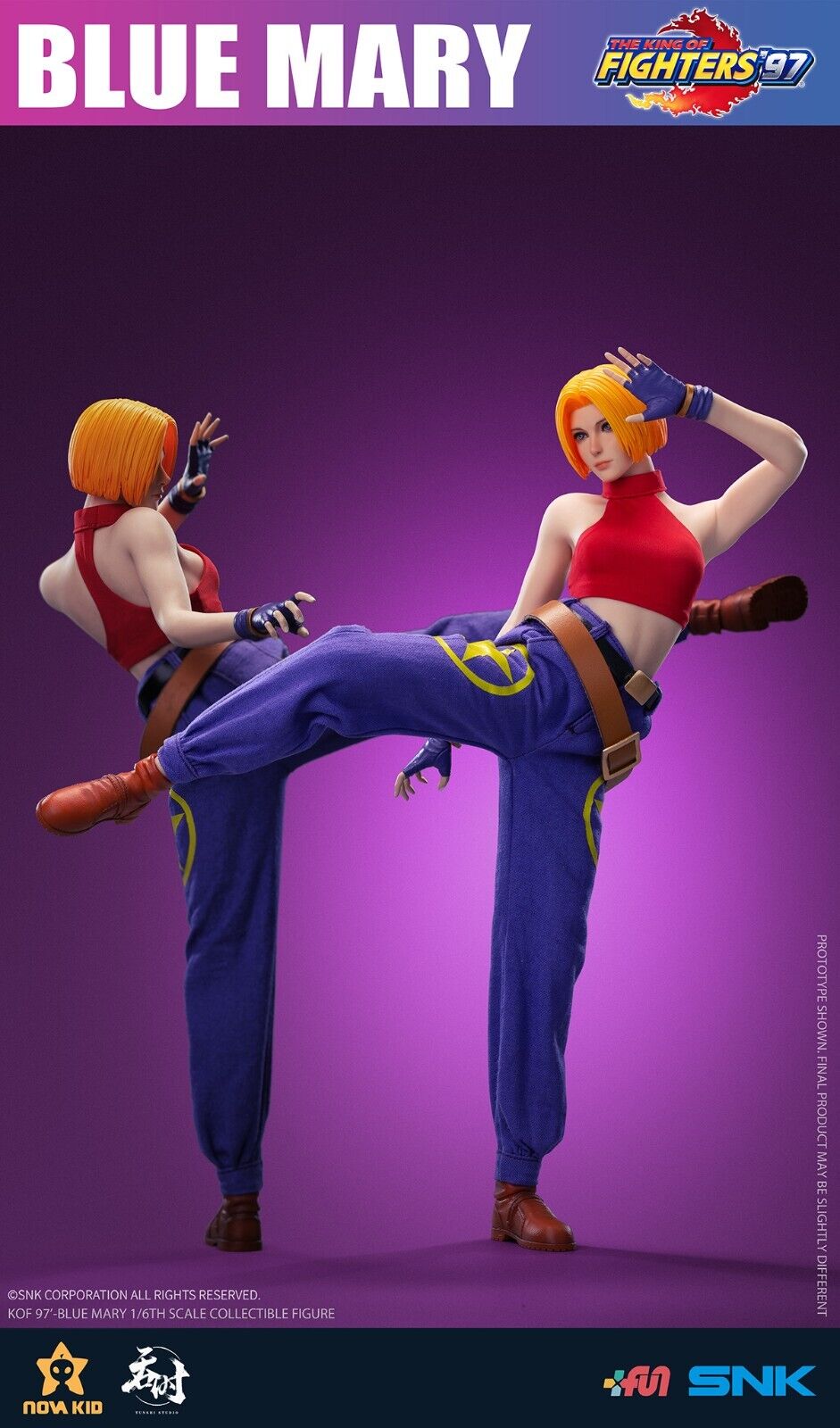 Pedido Figura (limitada) Blue Mary - SNK King of Fighters 97 marca Tunshi Studio TS-XZZ-001 escala 1/6