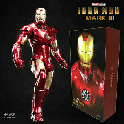 Pedido Figura Iron Man Mark III (versión LED) marca ZD Toys escala pequeña 1/10 (18 cm)