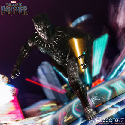 Pedido Figura Black Panther - Marvel - One:12 Collective marca Mezco Toyz 76980 escala pequeña 1/12