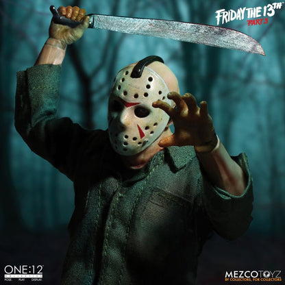 Pedido Figura Jason Voorhees from Friday The 13th Part 3 - One:12 Collective marca Mezco Toyz 77160 escala pequeña 1/12