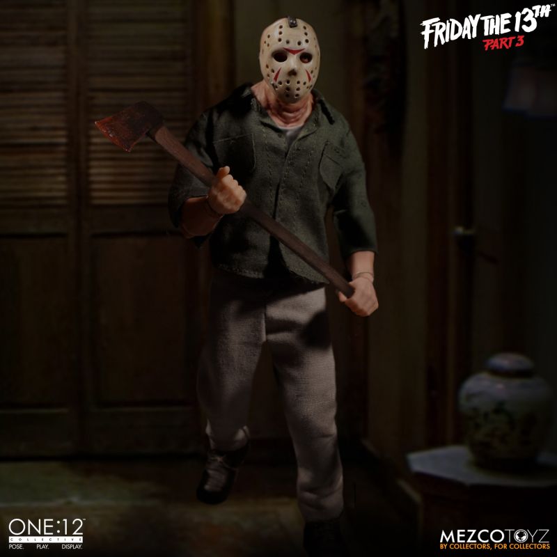 Pedido Figura Jason Voorhees from Friday The 13th Part 3 - One:12 Collective marca Mezco Toyz 77160 escala pequeña 1/12