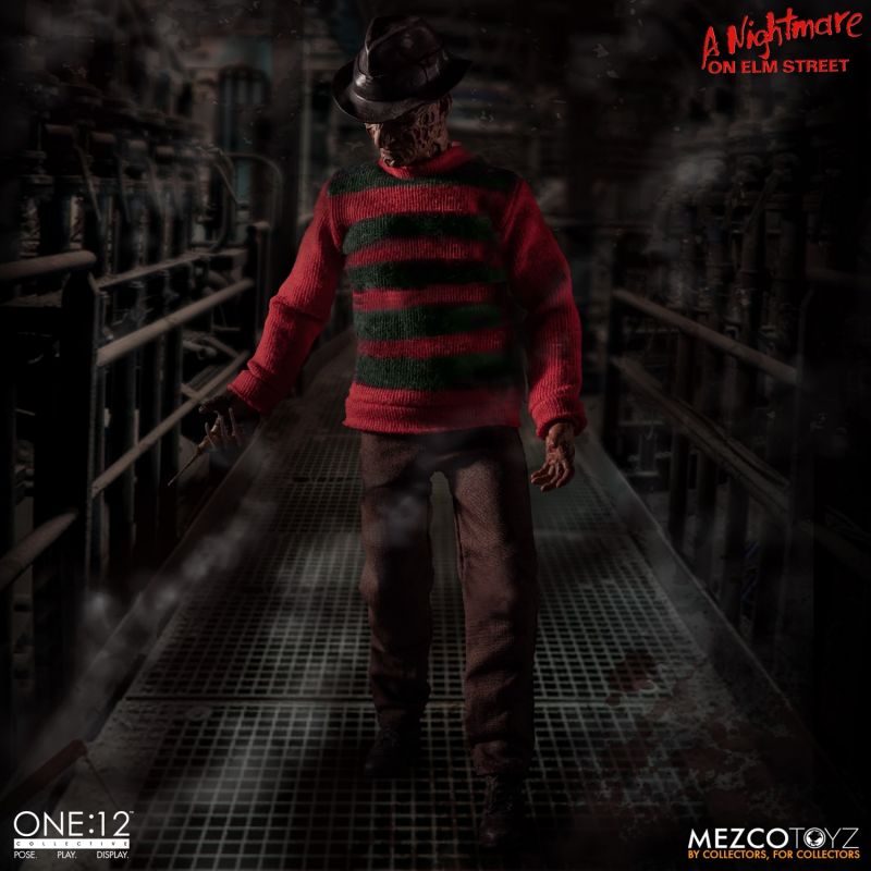 Pedido Figura Freddy Krueger: A Nightmare on Elm Street - One:12 Collective marca Mezco Toyz 77390 escala pequeña 1/12