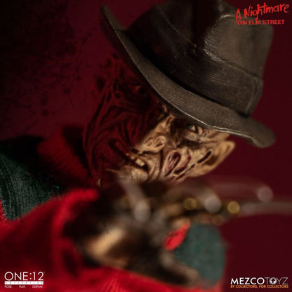 Pedido Figura Freddy Krueger: A Nightmare on Elm Street - One:12 Collective marca Mezco Toyz 77390 escala pequeña 1/12